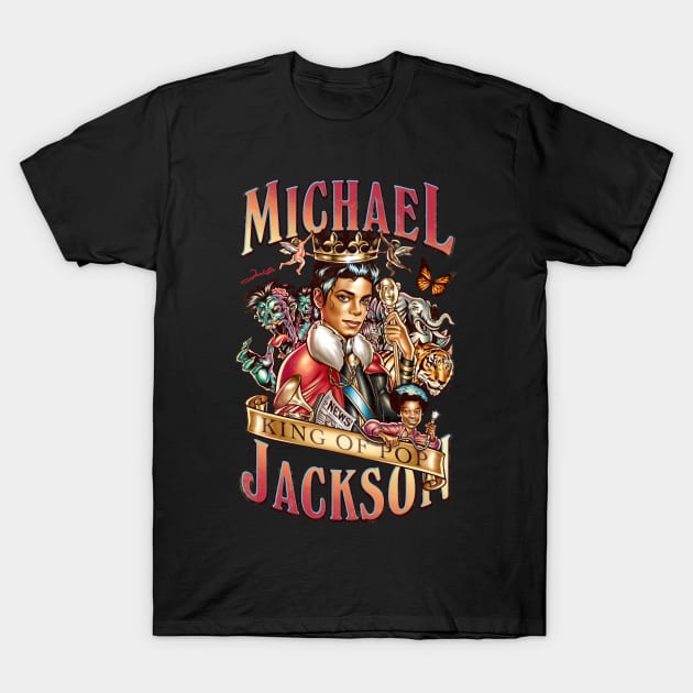 King Of Pop T-Shirt by renatodsc